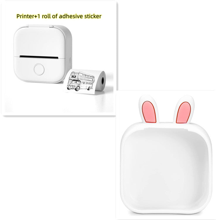 Portable Mini Thermal Label Printer Home Photo Printer Student Question Printer Bluetooth-compatible Mini Label Printer Price Tag