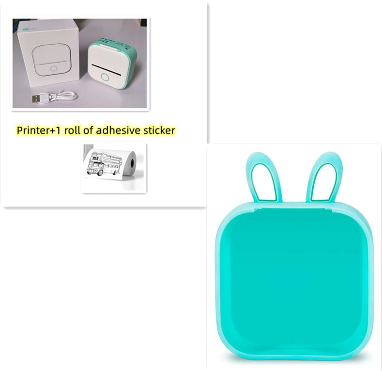 Portable Mini Thermal Label Printer Home Photo Printer Student Question Printer Bluetooth-compatible Mini Label Printer Price Tag