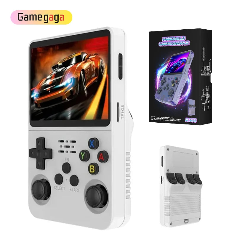 R36S Handheld Game Console Linux EE System 64GB 15000 Games 3.5 Inch Screen Retro Classic Handheld Gaming Player Video Games