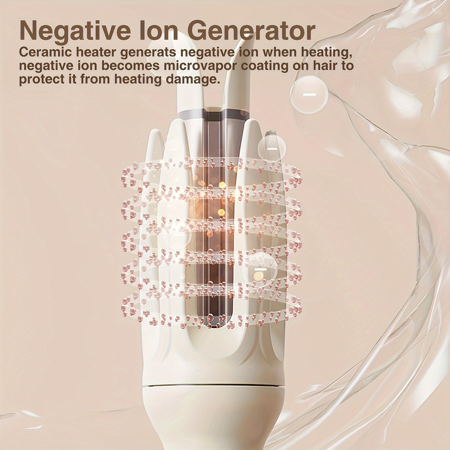 Automatic Hair Curler, 28mm Barrel, 4 Temperature Modes, Negative Ion Generator, Smart Timer And Sensor, Auto Off For Safety