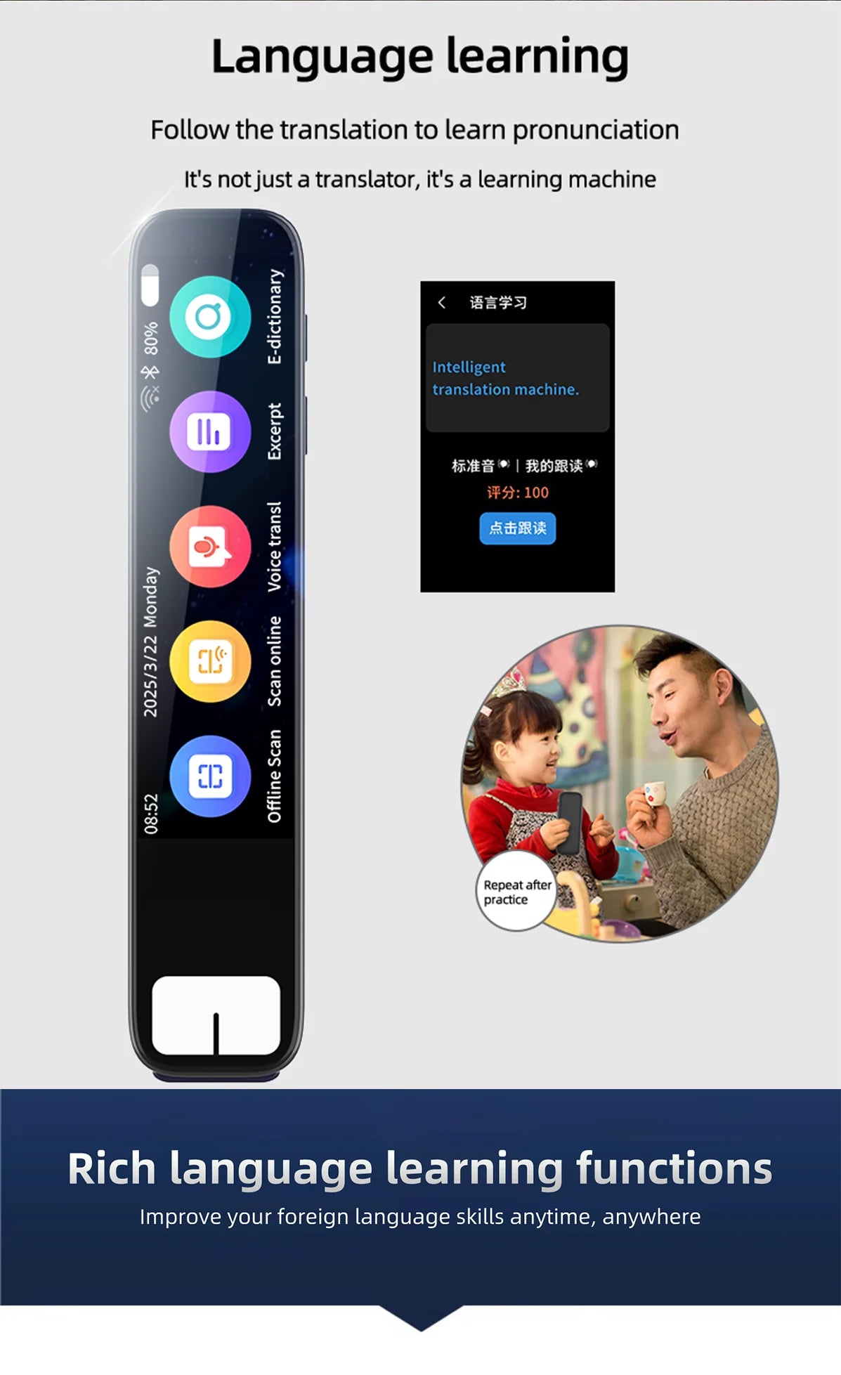 AI Smart Pen with ChatGPT integration Built-in ChatGPT integration scans questions and receives instant AI-generated answers