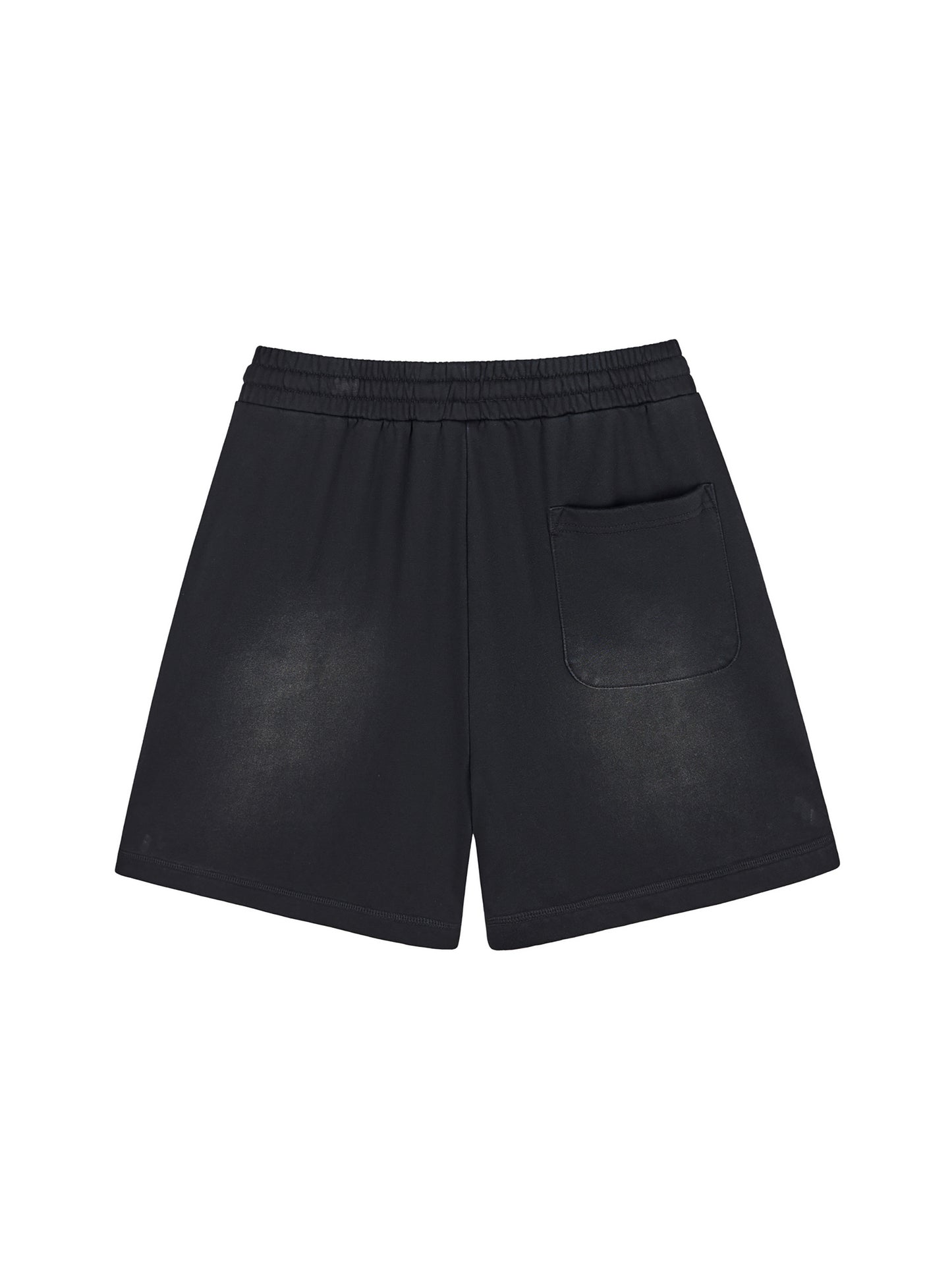 Cicada Striker The Darker Side of the Moon Sun Fade Raw Edge Cotton Shorts
